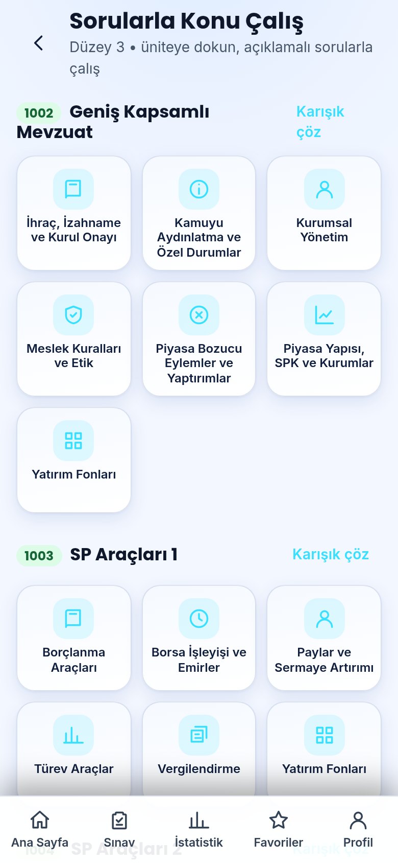 Konu çalışma