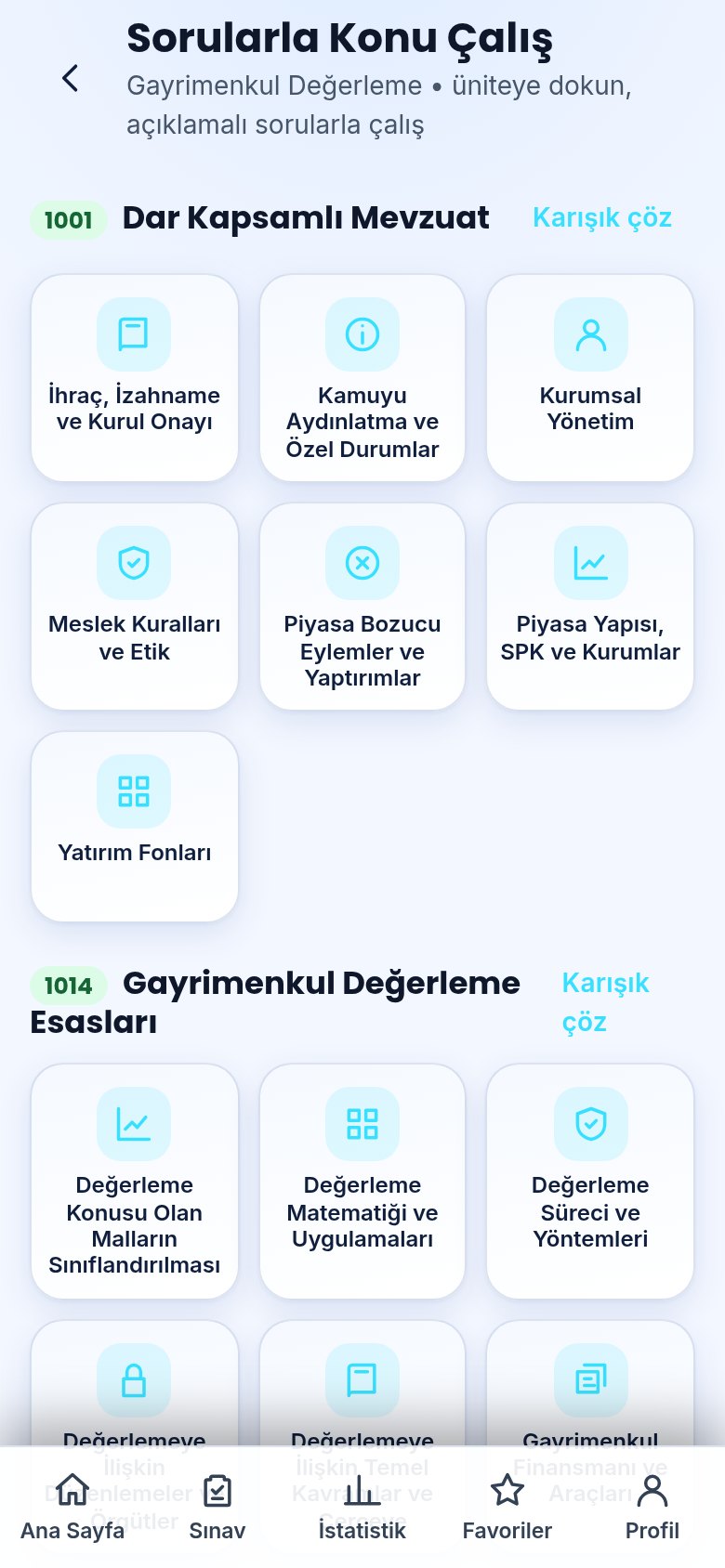 Konu çalışma