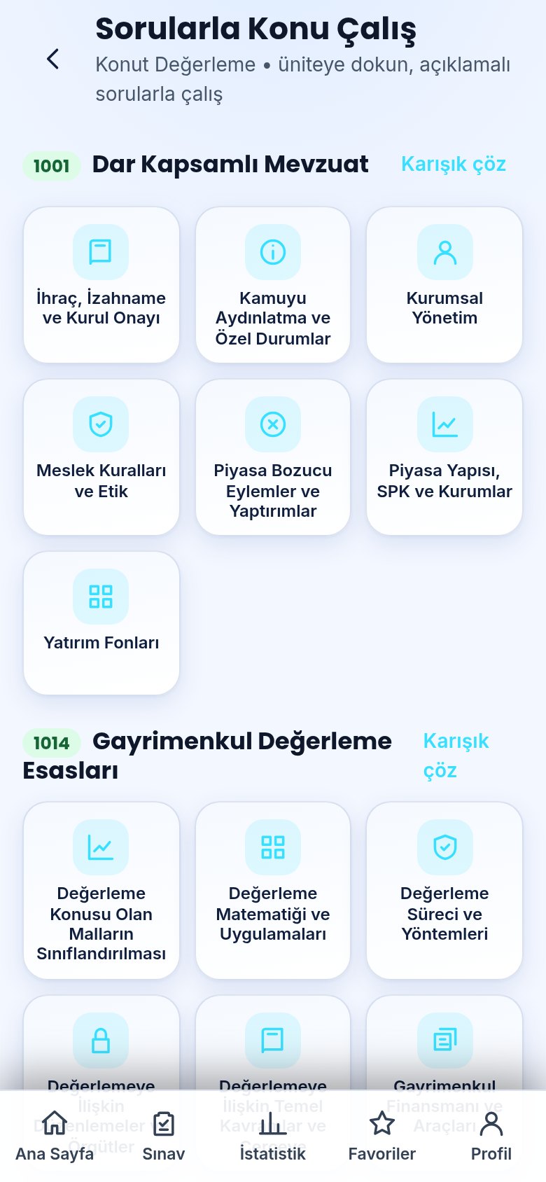 Konu çalışma